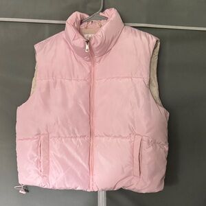 Pink Puffer Vest